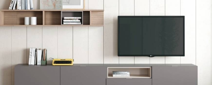 Tipos de muebles de TV para decorar tu hogar